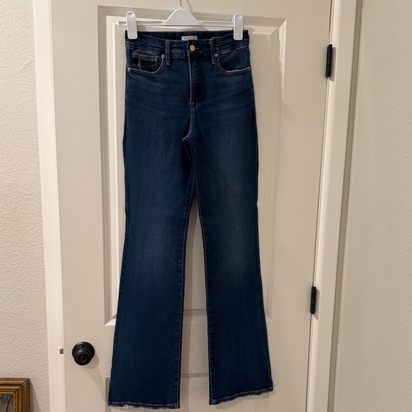 Good American Denim - Good American Soft Tech Good Classic Bootcut Jeans in Indigo